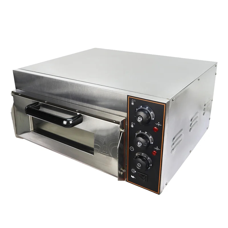 Commercial Kitchen Baking Equipment - Stainless Steel Single Deck Pizza Oven