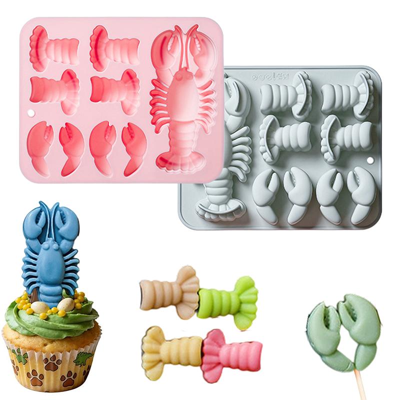 Baking Kitchen Set - Lobster Silicone Chocolate Mold Flexible Baking