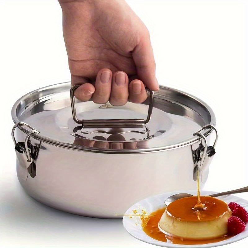 Kitchen Baking Pan Set - Flan Pan Mold Stainless Steel Cake