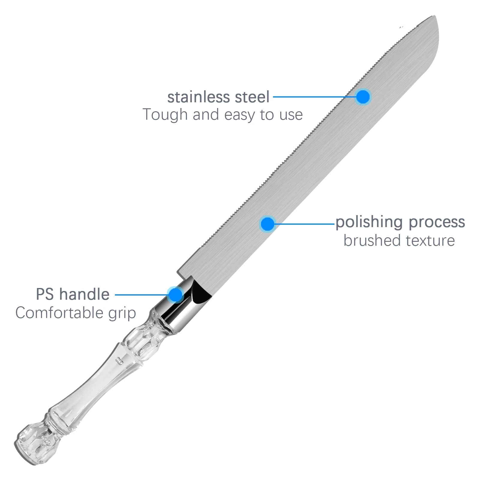 Cake Knife and Server Set Crys - Offset Spatula Set ulasan dan harga