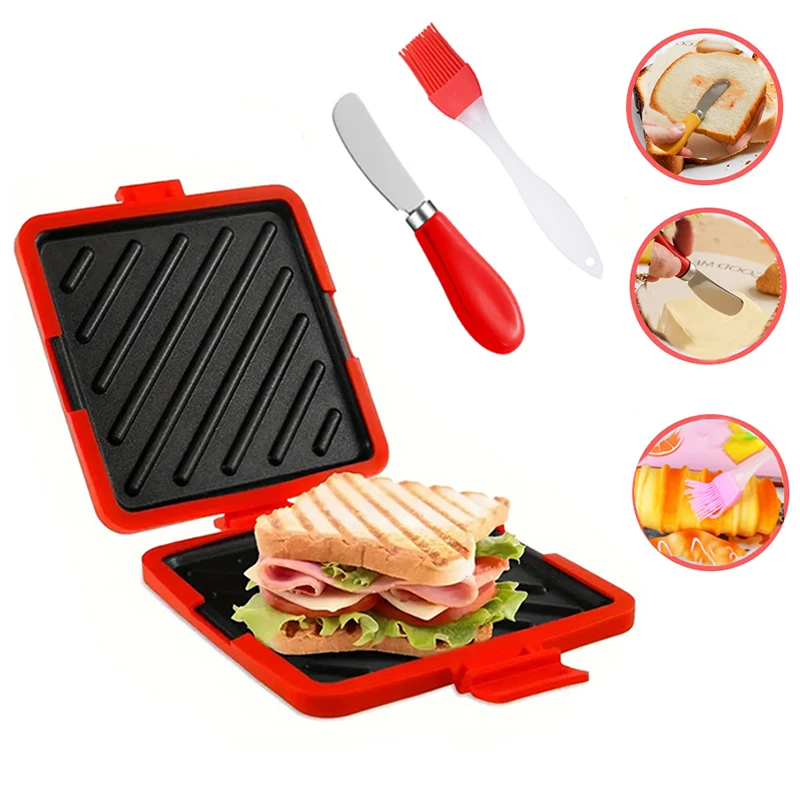 3pack Food Grade Sandwich Toas - Baking Kitchen Set ulasan dan harga