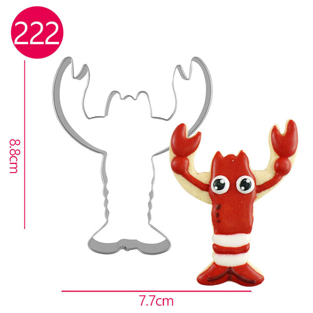 4pcs Lobster Shape Cookie Cutt - Baking Kitchen Design ulasan dan harga