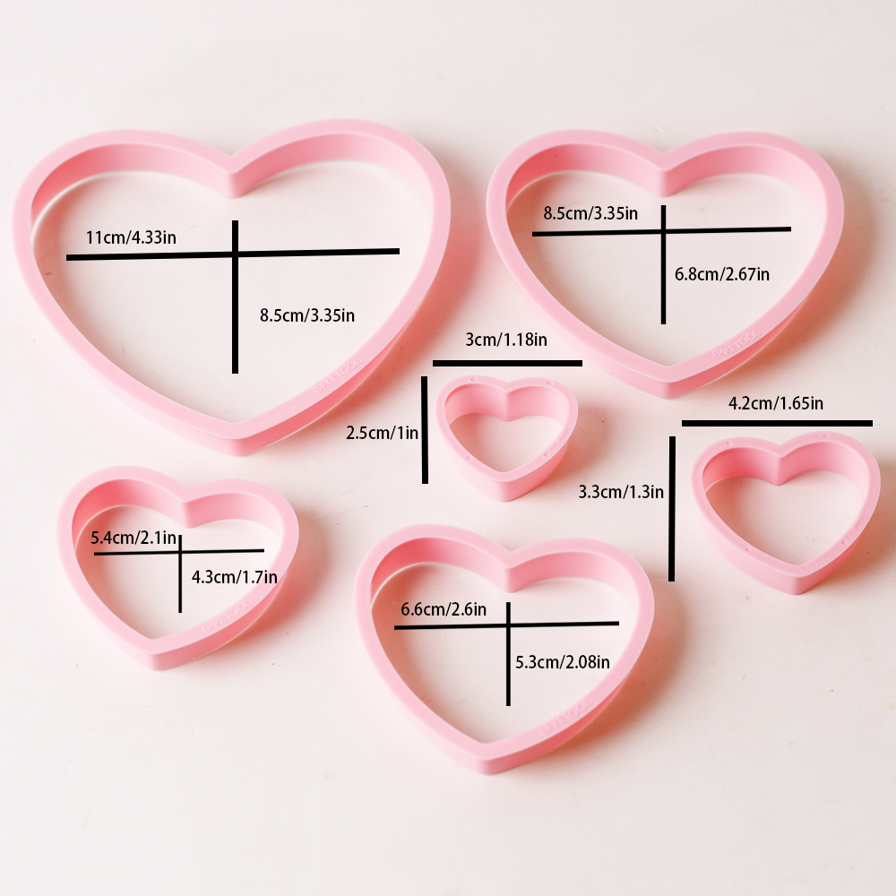 1set/3sets Pink Heart Star Flo - Baking Kitchen Set ulasan dan harga