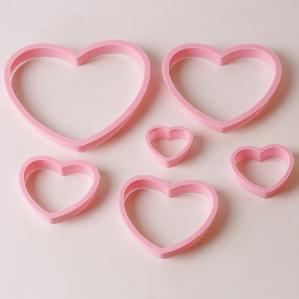 1set/3sets Pink Heart Star Flo - Baking Kitchen Set ulasan dan harga