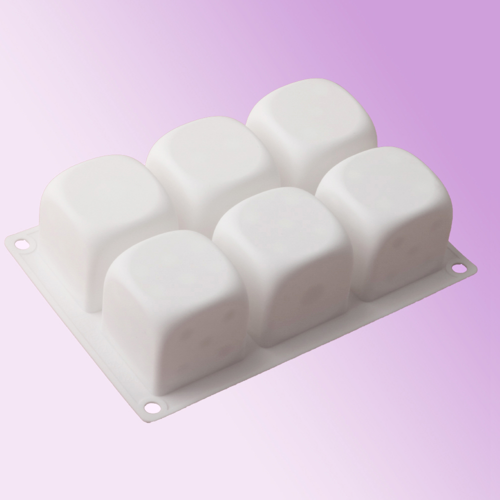 6-Cell Cube Mousse Cake Mould  - Baking Kitchen Design ulasan dan harga