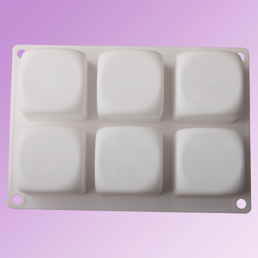 6-Cell Cube Mousse Cake Mould  - Baking Kitchen Design ulasan dan harga