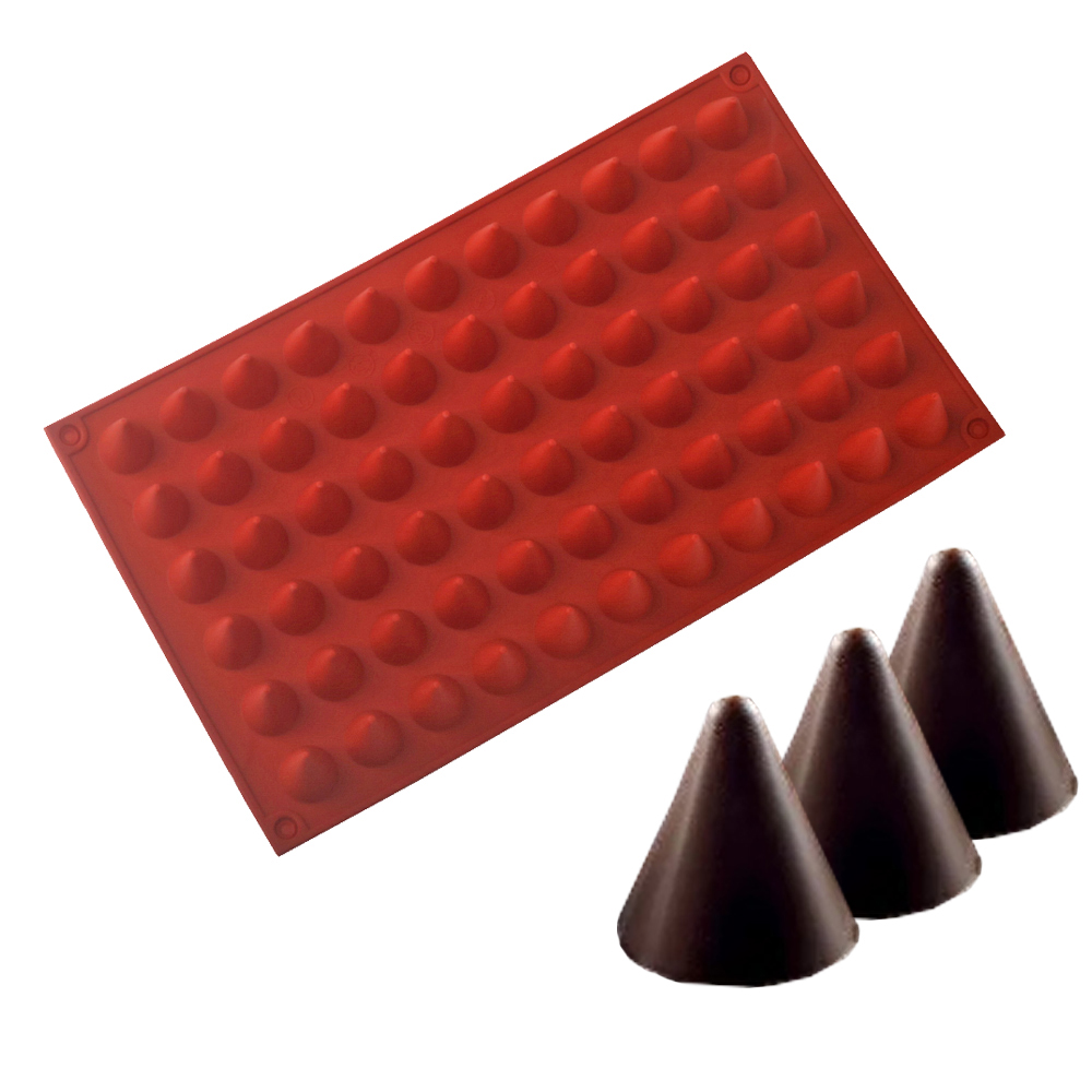 66-Cells Cone Chocolate Baking - Kitchen Baking Decor ulasan dan harga