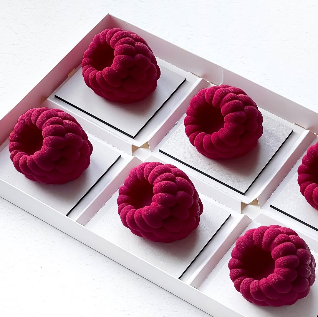6/12/24-Cell Raspberry Design  - Baking Kitchen Design ulasan dan harga