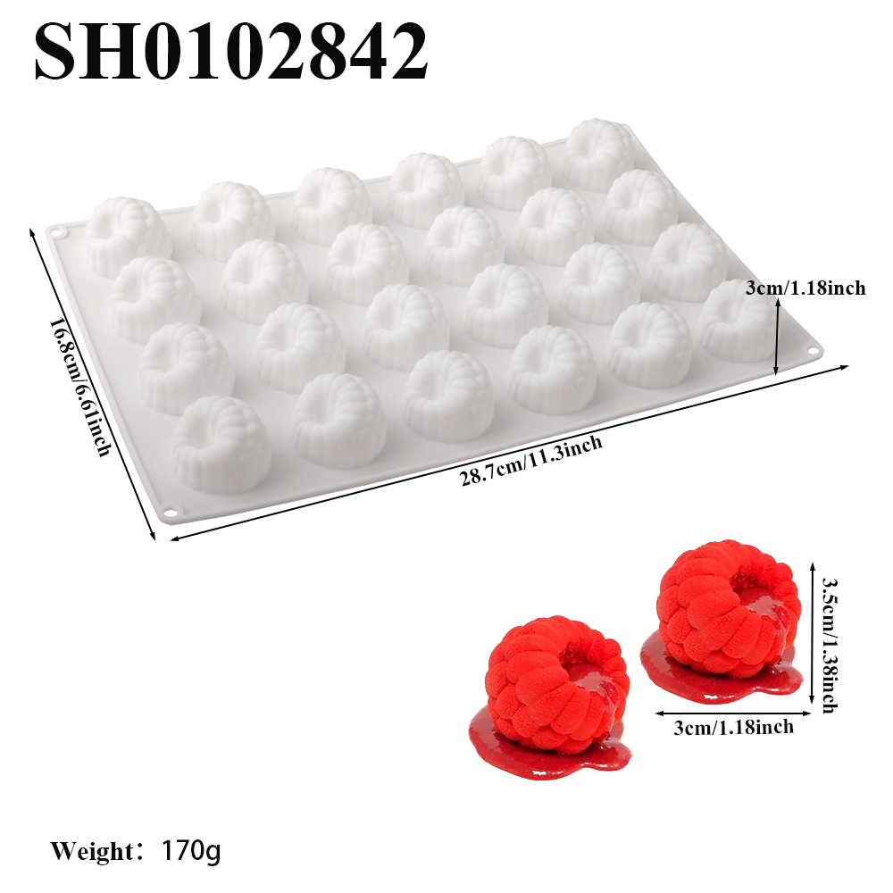 6/12/24-Cell Raspberry Design  - Baking Kitchen Design ulasan dan harga