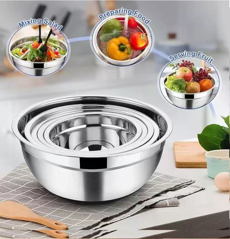 Thickened Stainless Steel Mixi - Baking Kitchen Set ulasan dan harga
