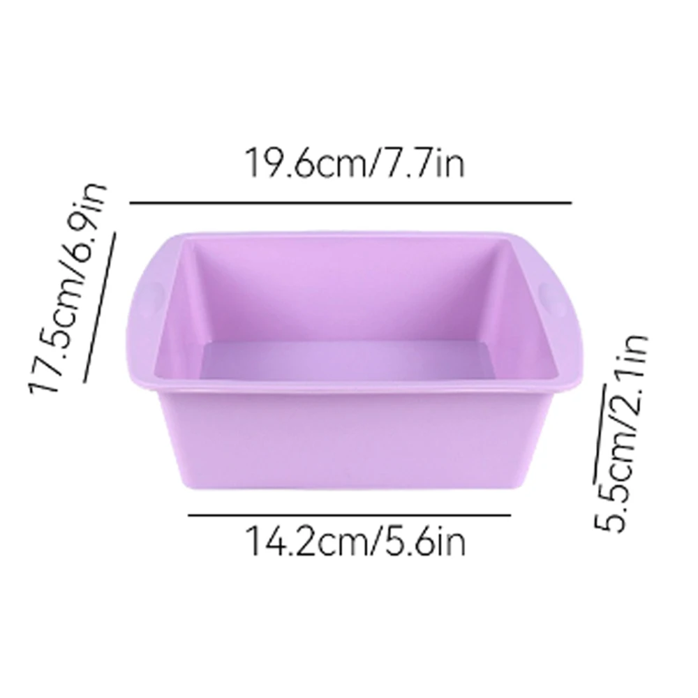 1/4Pcs Silicone Square Cake Mo - Kitchen Baking Ware ulasan dan harga