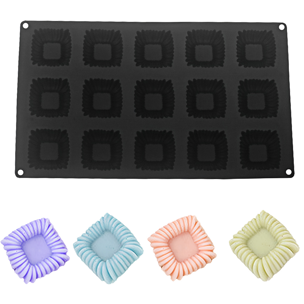15-Cell Square Coil Texture De - Baking Kitchen Design ulasan dan harga