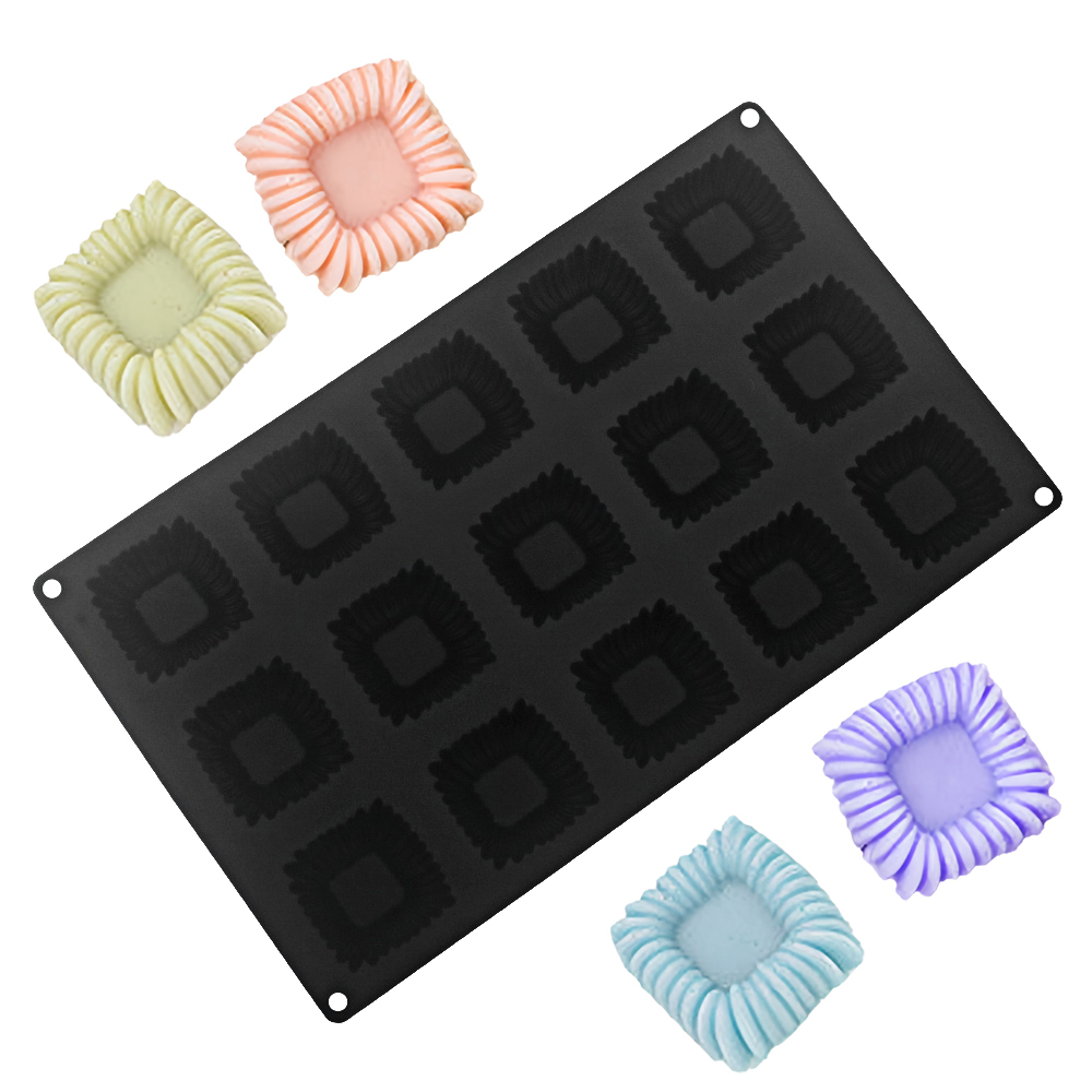 15-Cell Square Coil Texture De - Baking Kitchen Design ulasan dan harga