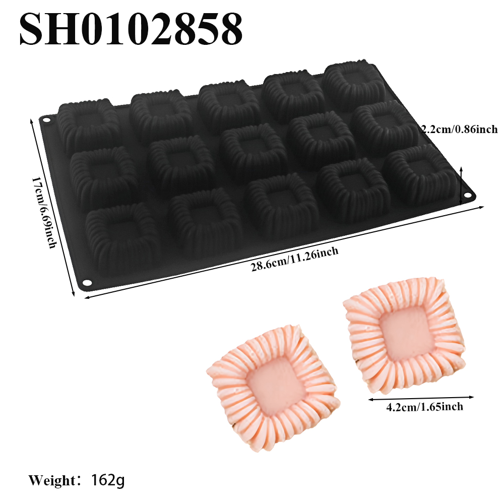 15-Cell Square Coil Texture De - Baking Kitchen Design ulasan dan harga