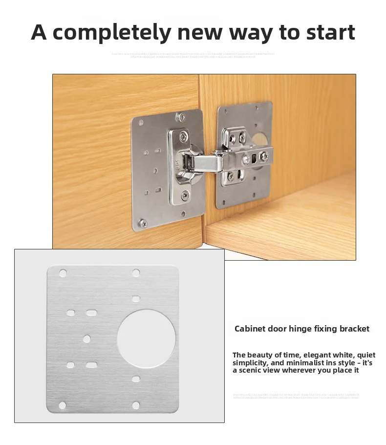 Cabinet Hinge Repair Plate Kit - Kitchen Baking Cabinet ulasan dan harga