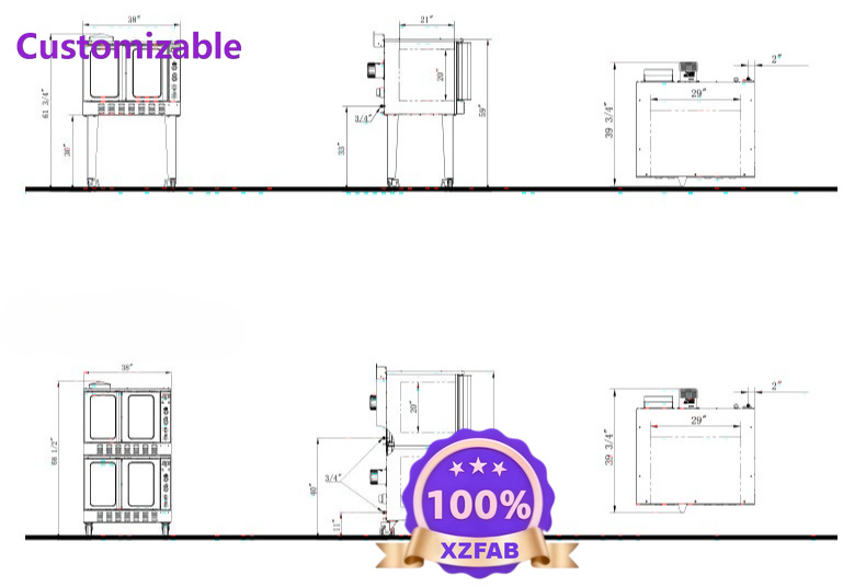 Factory Direct 2026 Convection - Commercial Kitchen Baking Equipment ulasan dan harga