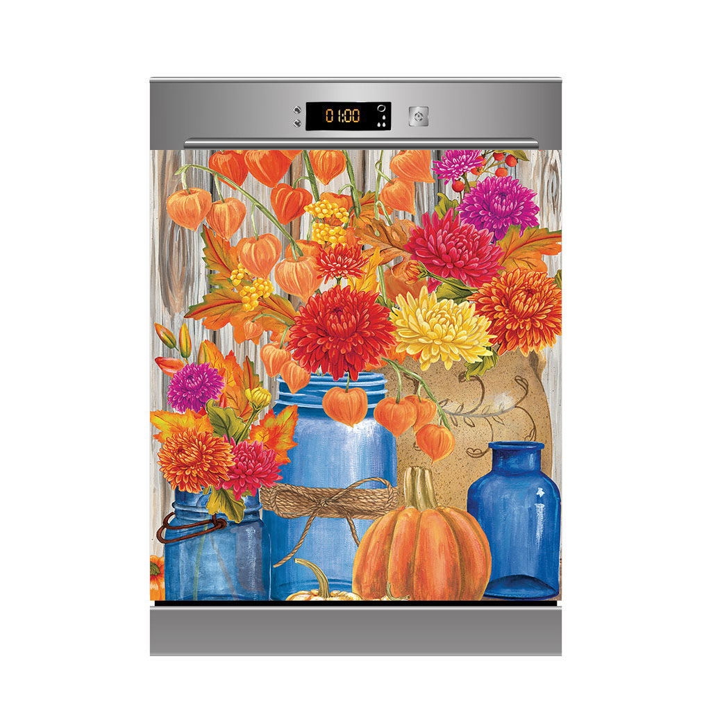 Potted Flower Sticker For Dish - Kitchen Baking Cabinet ulasan dan harga