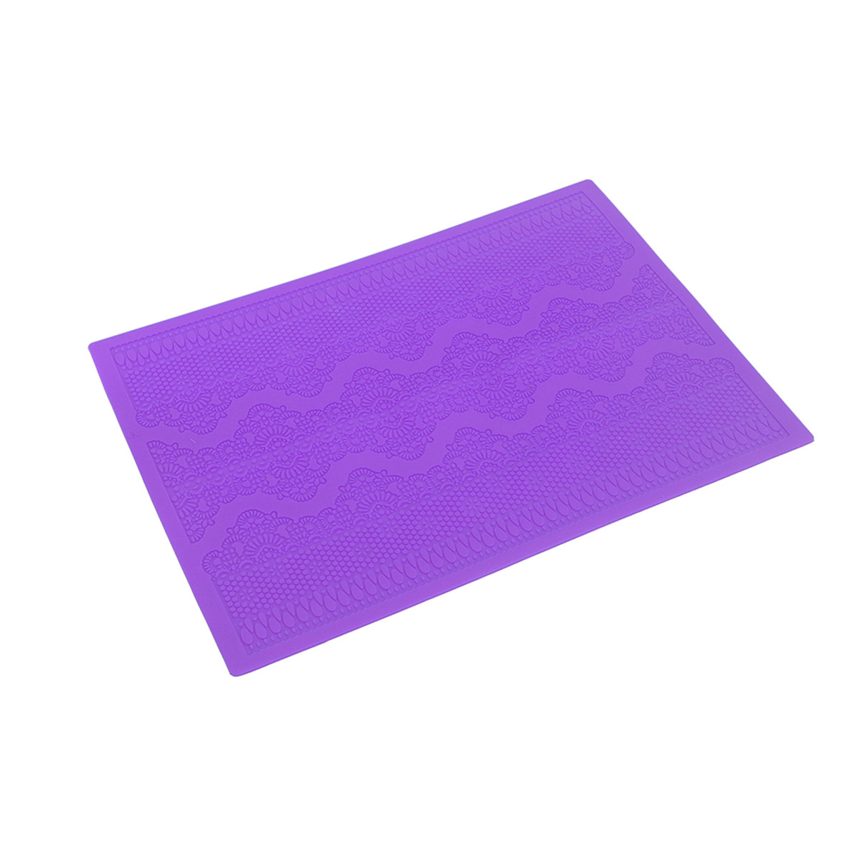 1pcs Silicone Mat Purple Food- - Kitchen Baking Decor ulasan dan harga