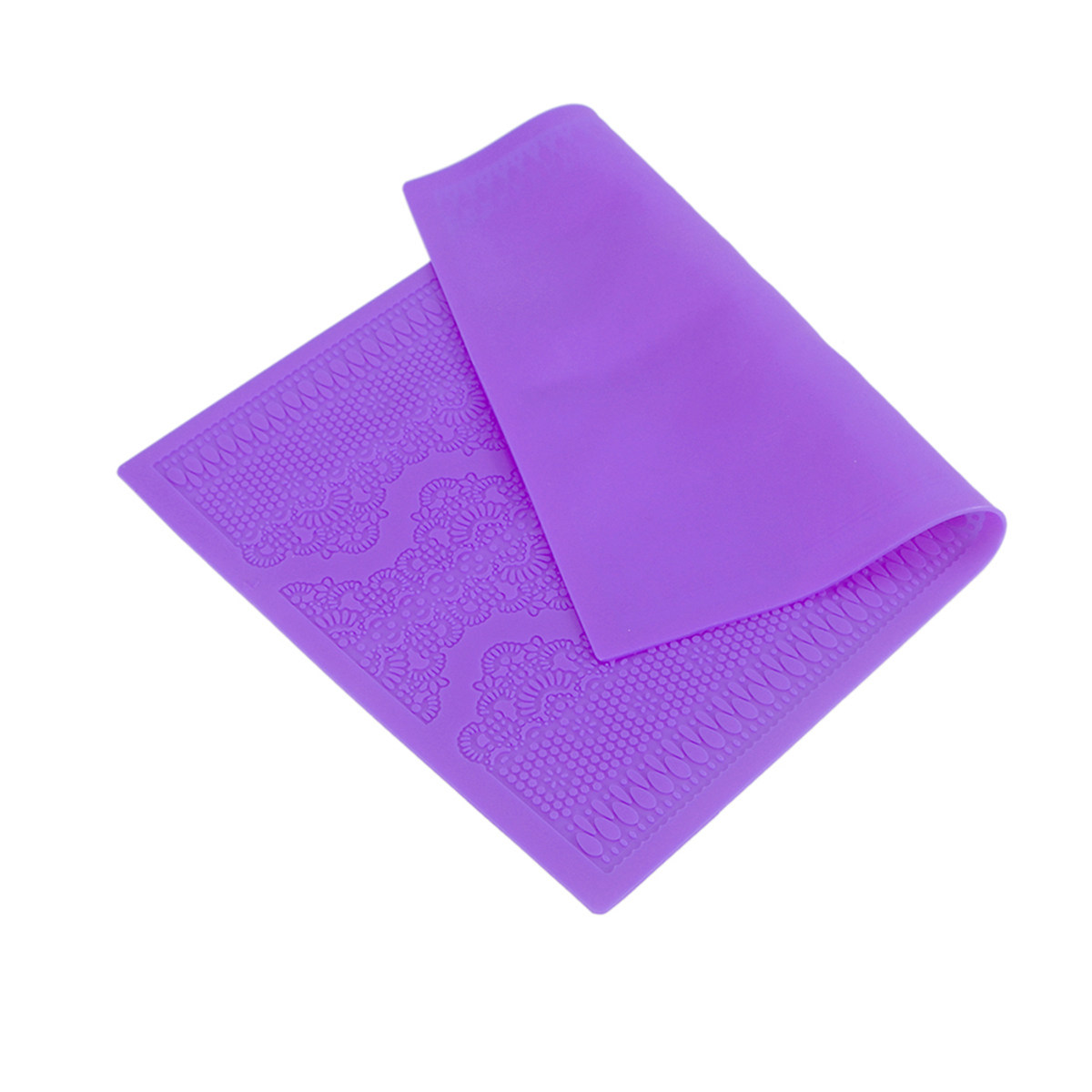 1pcs Silicone Mat Purple Food- - Kitchen Baking Decor ulasan dan harga