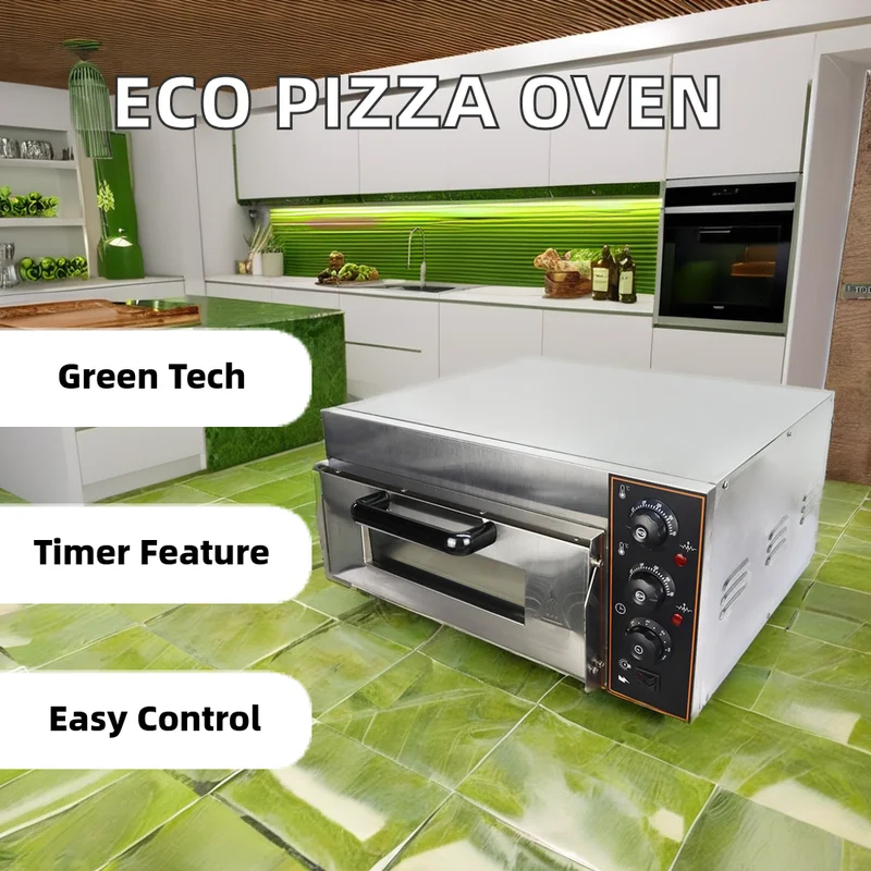Stainless Steel Single Deck Pi - Commercial Kitchen Baking Equipment ulasan dan harga