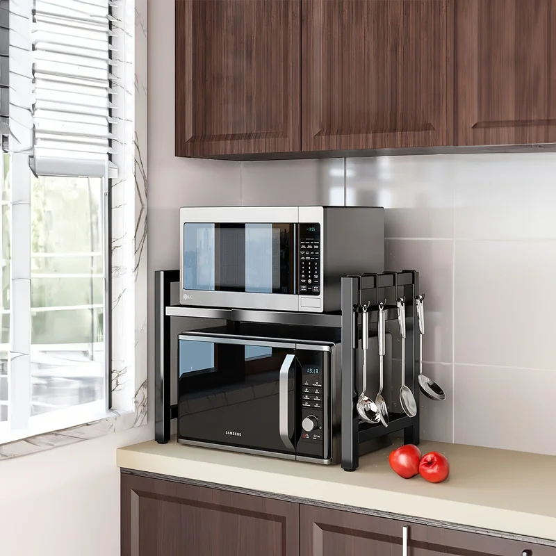 Expandable Microwave Shelf, Mi - Kitchen Baking Rack ulasan dan harga