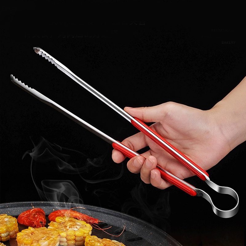 Stainless Steel BBQ Grill Tong - Kitchen Baking Ware ulasan dan harga