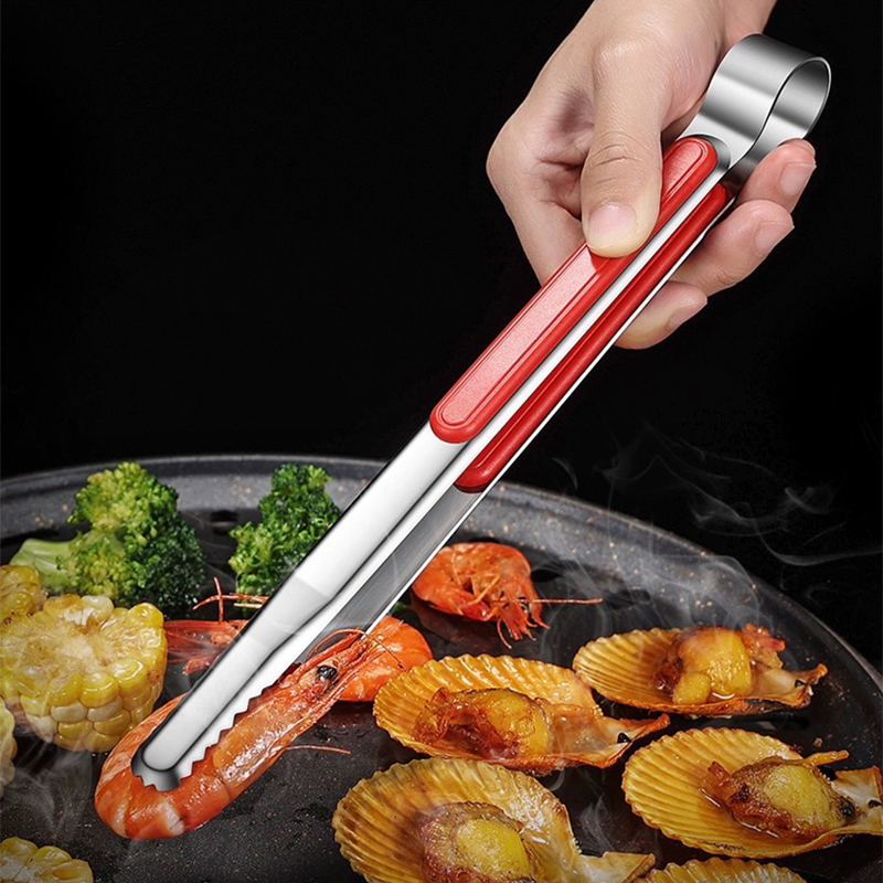 Stainless Steel BBQ Grill Tong - Kitchen Baking Ware ulasan dan harga
