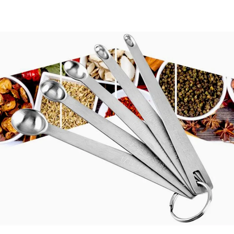 5Pcs Stainless Steel Mini Meas - Mini Kitchen Baking ulasan dan harga