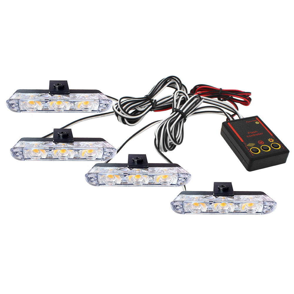 12V Car Grille Strobe Light He - Mini Kitchen Baking ulasan dan harga