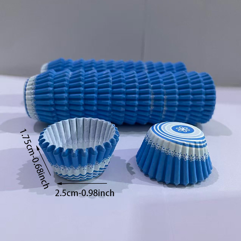 200Pcs/500Pcs/1000Pcs Blue Flo - Mini Kitchen Baking ulasan dan harga