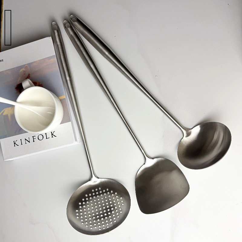 All Metal Stainless Steel Cook - Offset Spatula Set ulasan dan harga
