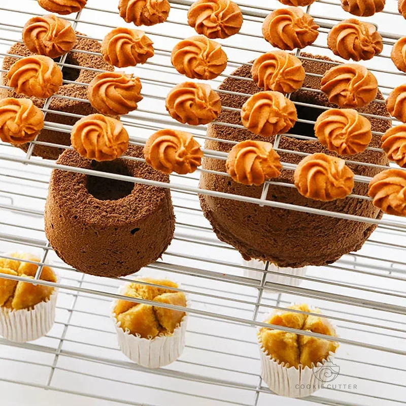 Foldable Multi-Layer Cake Cool - Kitchen Baking Rack ulasan dan harga