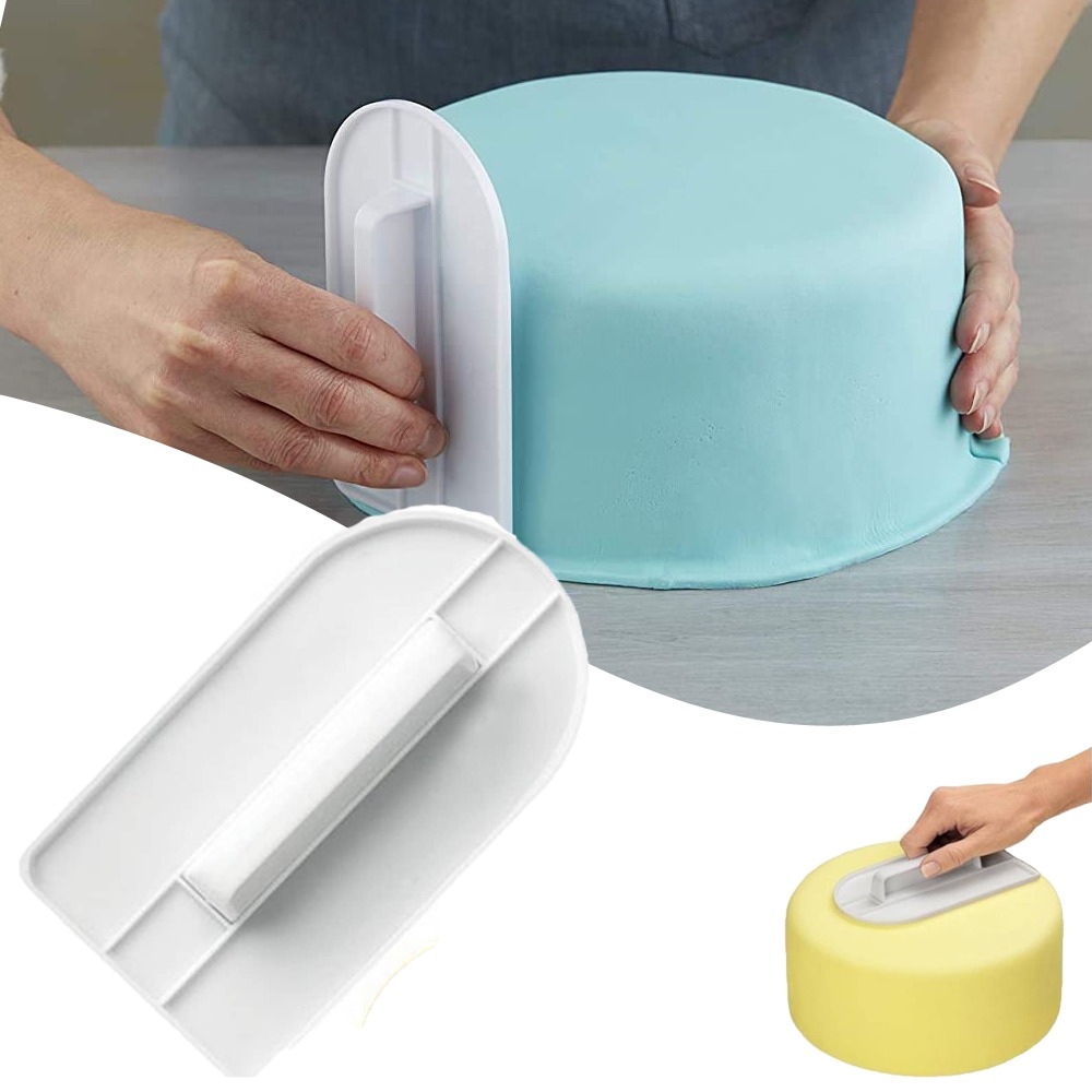 Plastic Cake Smoother DIY Fond - Fondant Smoother Set ulasan dan harga