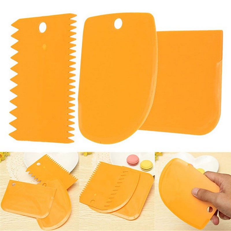 3Pcs/Set Cake Smoother Fondant - Fondant Smoother Set ulasan dan harga