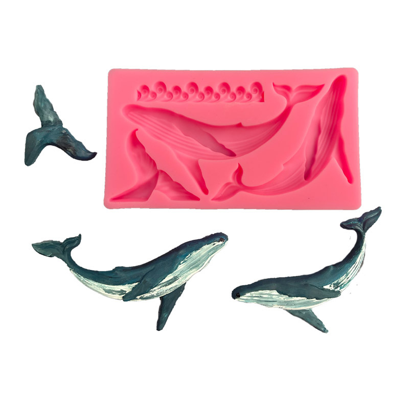 DIY Whale Silicone Mold Ocean  - Kitchen Baking Decor ulasan dan harga
