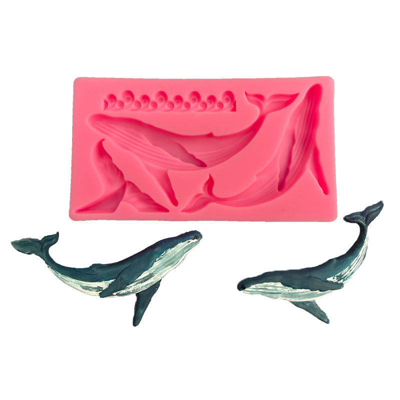 DIY Whale Silicone Mold Ocean  - Kitchen Baking Decor ulasan dan harga