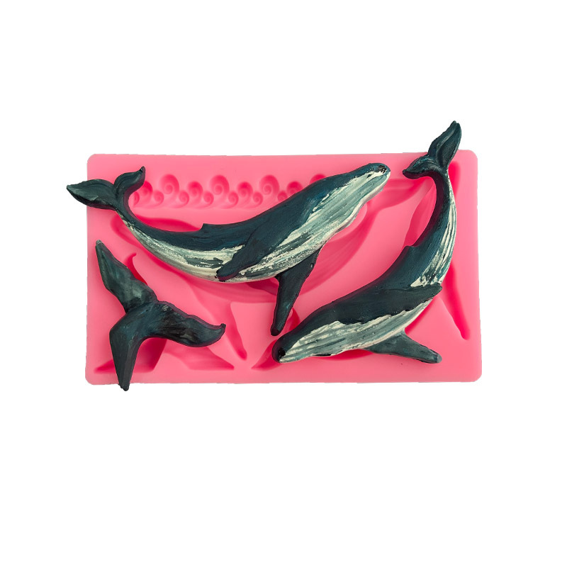 DIY Whale Silicone Mold Ocean  - Kitchen Baking Decor ulasan dan harga