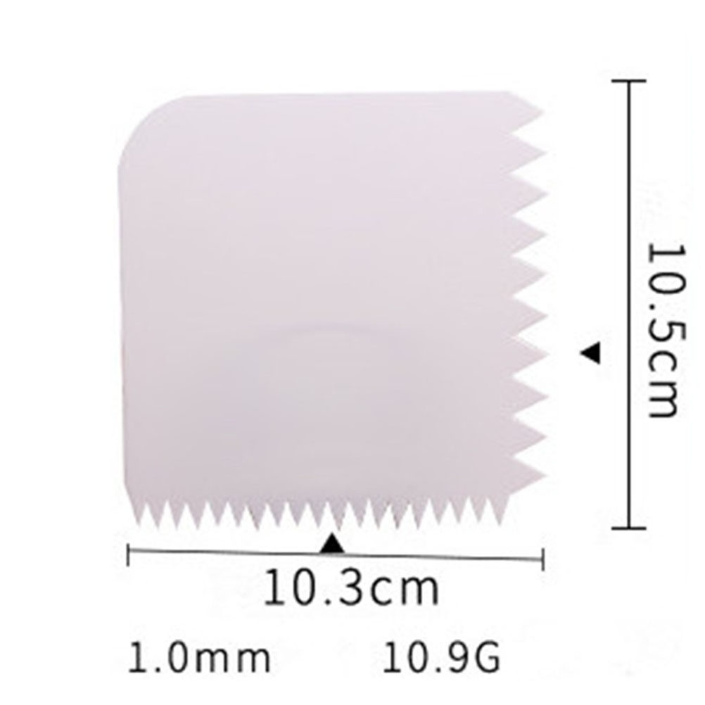 4Pcs Cake Scraper Set White Pl - Fondant Smoother Set ulasan dan harga