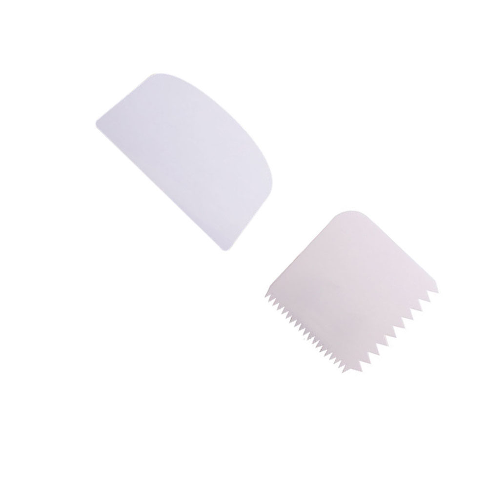 4Pcs Cake Scraper Set White Pl - Fondant Smoother Set ulasan dan harga