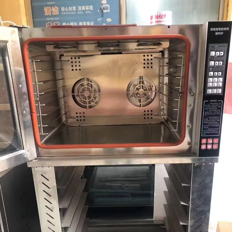 Hot Air Convection Oven, Glass - Commercial Kitchen Baking Equipment ulasan dan harga