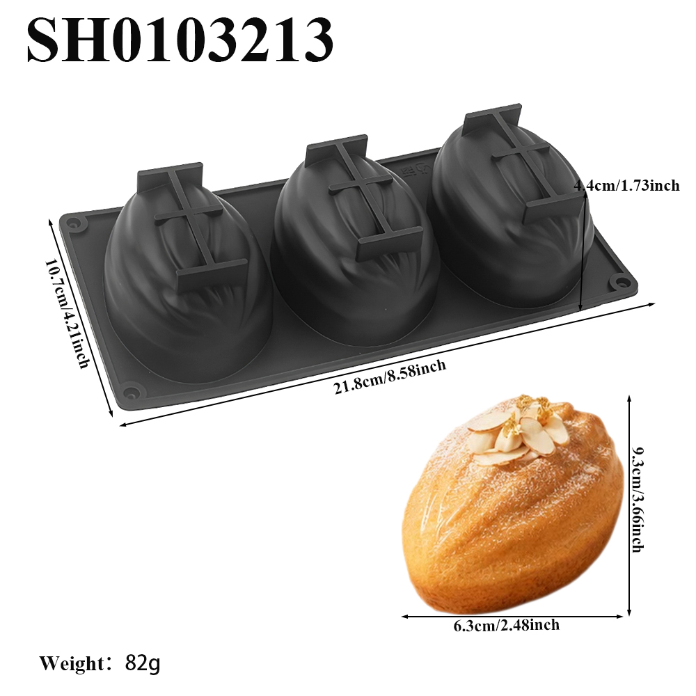 3 or 8-Cell Almond Nut Design  - Baking Kitchen Design ulasan dan harga