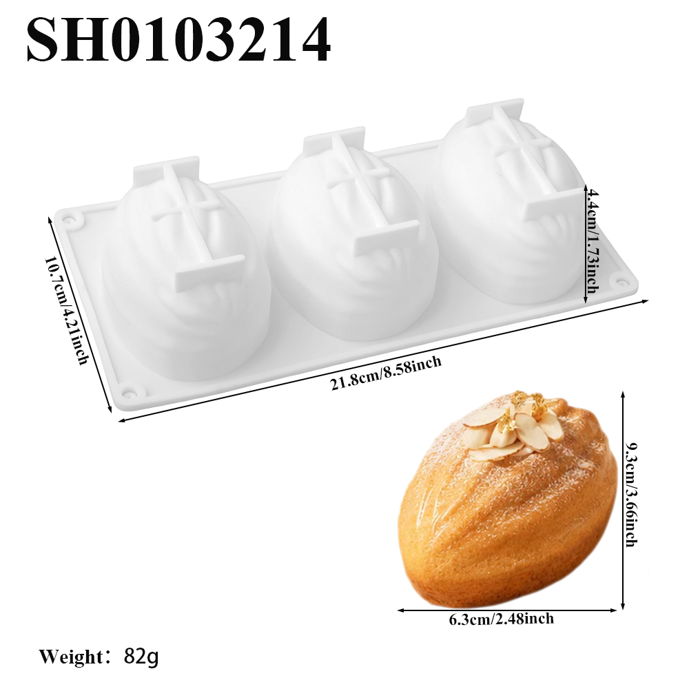 3 or 8-Cell Almond Nut Design  - Baking Kitchen Design ulasan dan harga