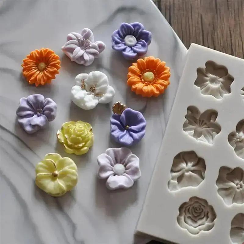Mini Small Flower Silicone Mol - Mini Kitchen Baking ulasan dan harga