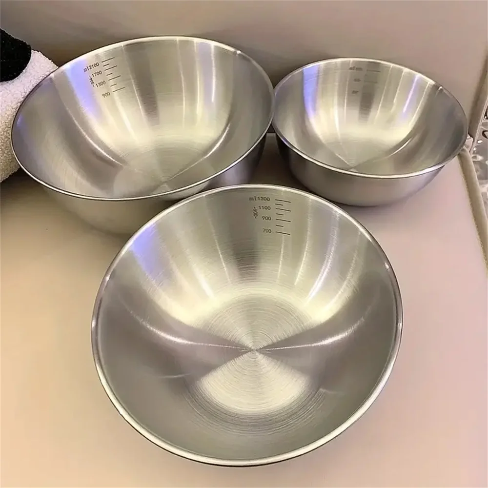 1-3 Stainless Steel Bowl Set w - Baking Kitchen Set ulasan dan harga