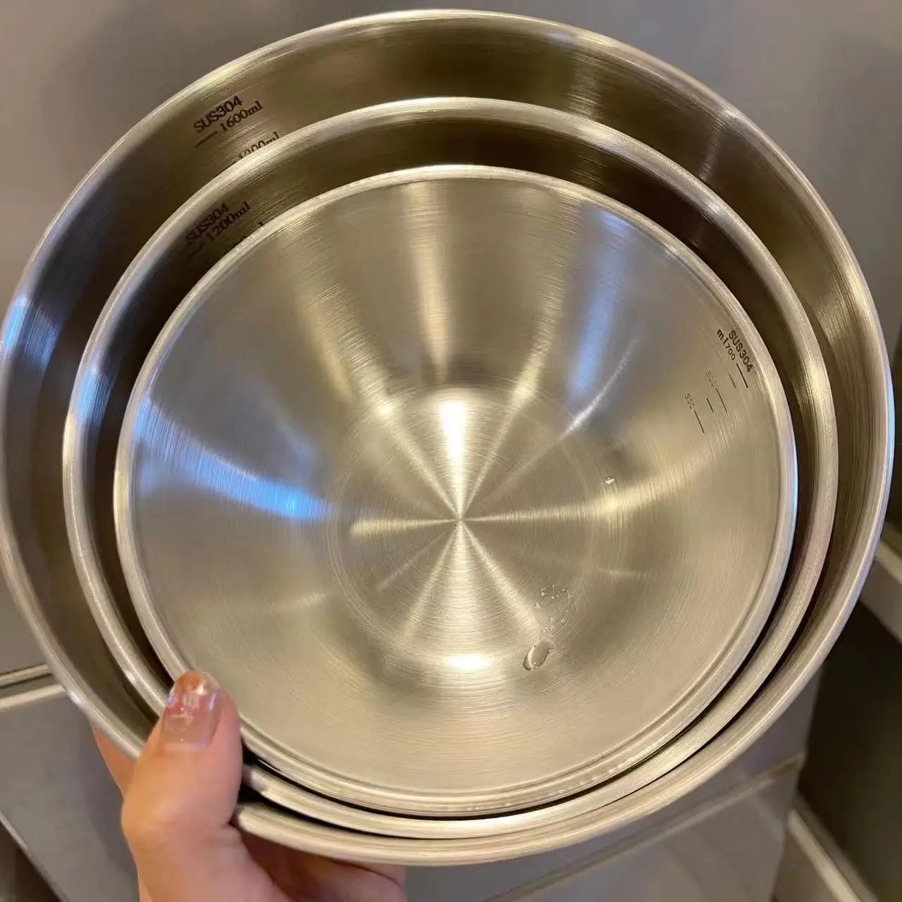1-3 Stainless Steel Bowl Set w - Baking Kitchen Set ulasan dan harga