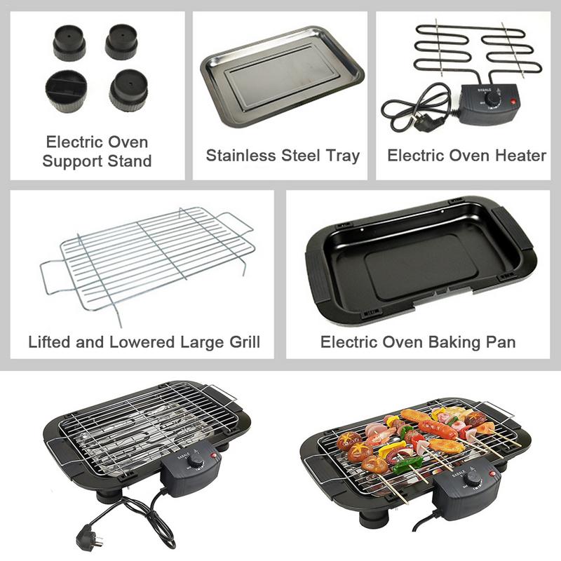 Household Smokeless Grill 2000 - Kitchen Baking Tray Organiser ulasan dan harga