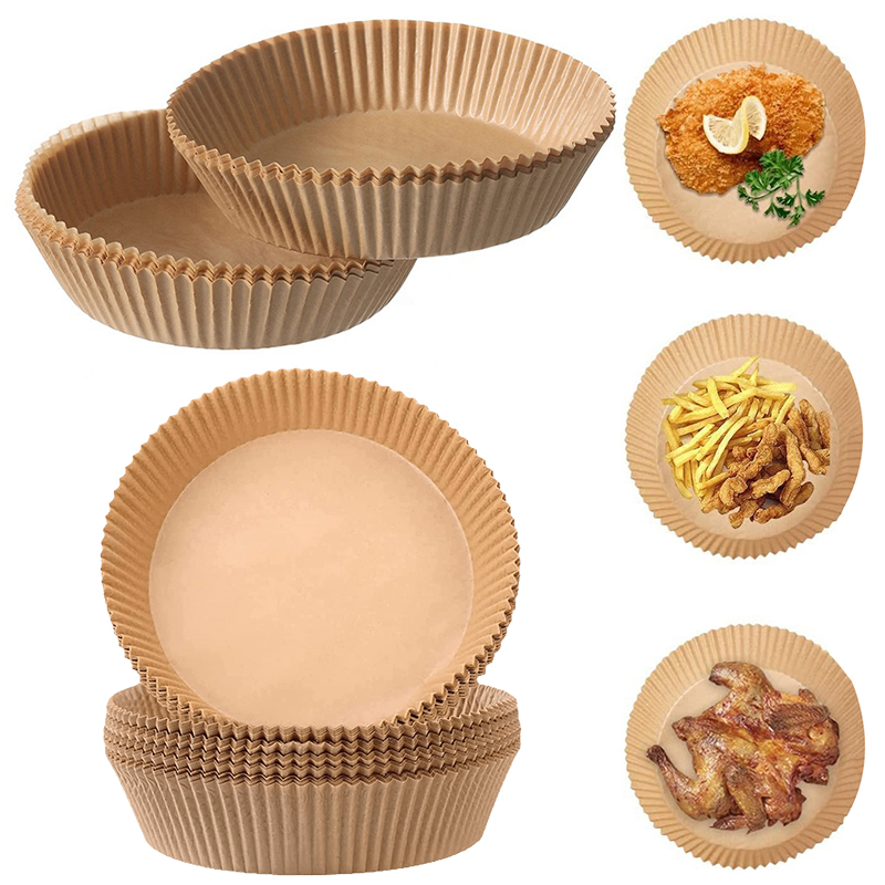 50/100PCS Air Fryer Paper Plat - Baking Kitchen Set ulasan dan harga