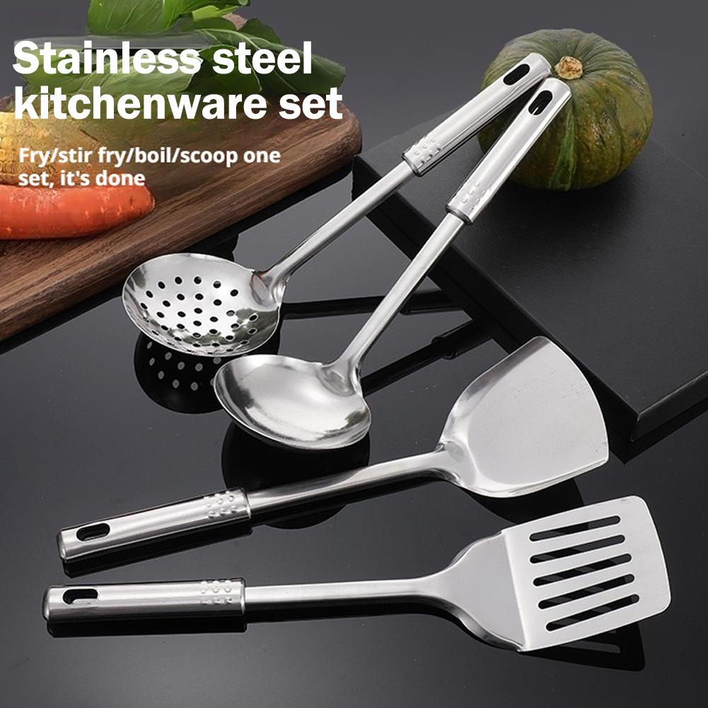 5PCS/SET Stainless Steel Pract - Offset Spatula Set ulasan dan harga
