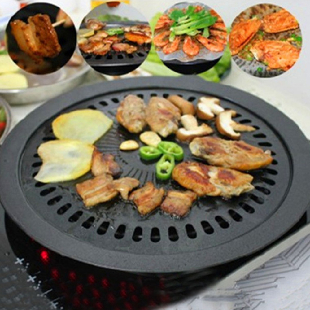 Smokeless Barbecue Grill Pan G - Kitchen Baking Tray Organiser ulasan dan harga