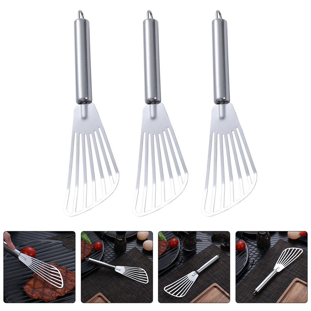 3pcs Stainless Steel Spatula F - Offset Spatula Set ulasan dan harga